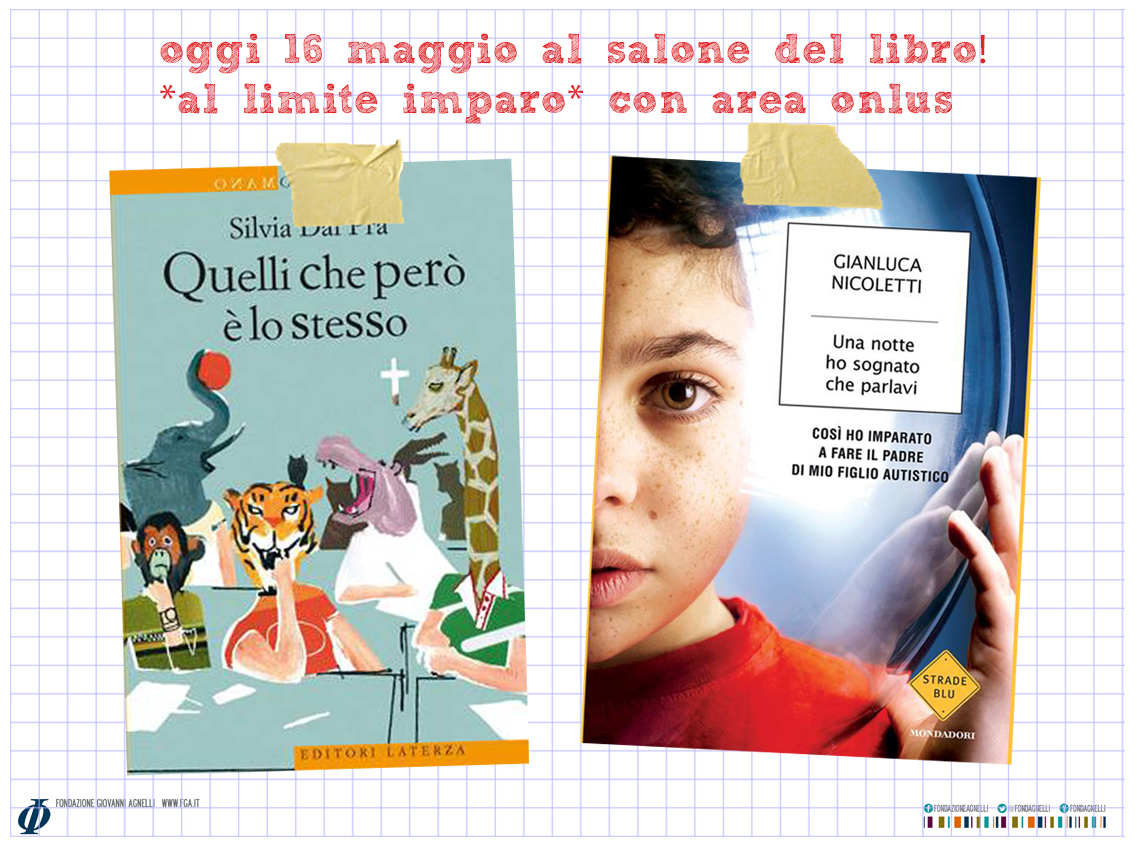 Difficoltà di apprendimento e creatività: Salone del libro, 16 maggio, ore 18.30