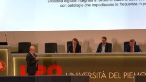 Foto di Andrea Gavosto, Pietro Presti e Andrea Locarni che presentano il Progetto Aconcagua